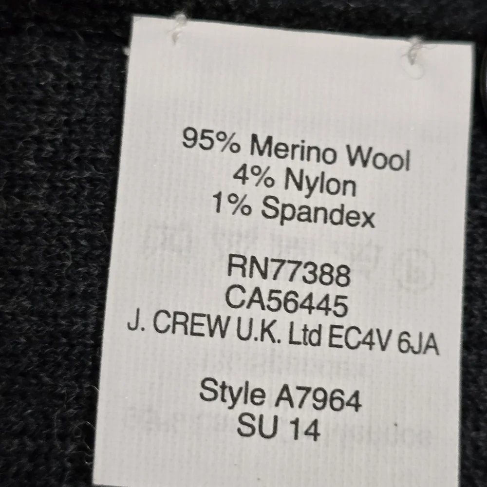 J. Crew Merino Wool Blend Long Cozy Cardigan Sweater With Pockets XS